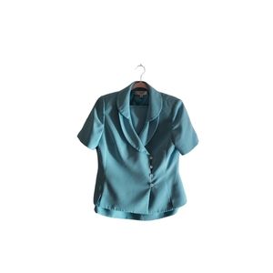 Le Suit 2 peice size 10P turquoise suit